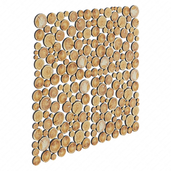панель из древесных спилов