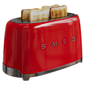 SMEG red toaster