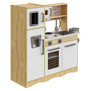 Wooden children's kitchen