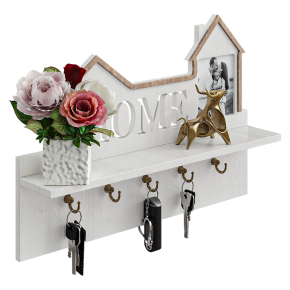 Key holder with flowers