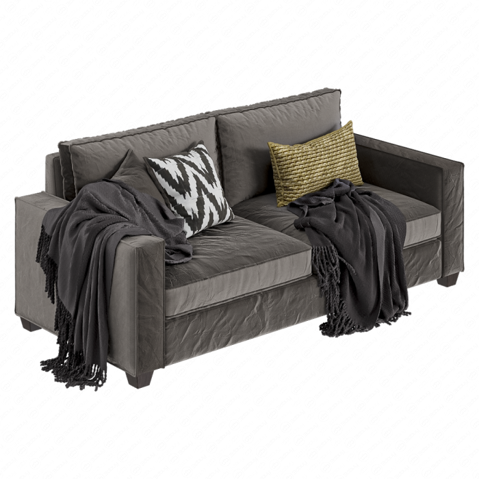 Диван Henry West elm серый
