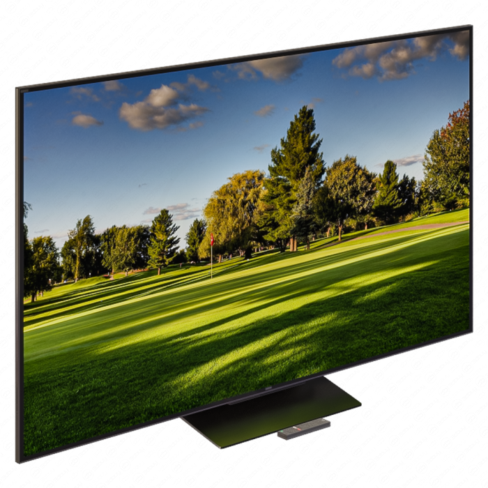 Черный телевизор Sony с пультом