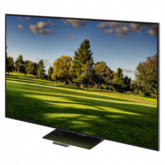 Черный телевизор Sony с пультом