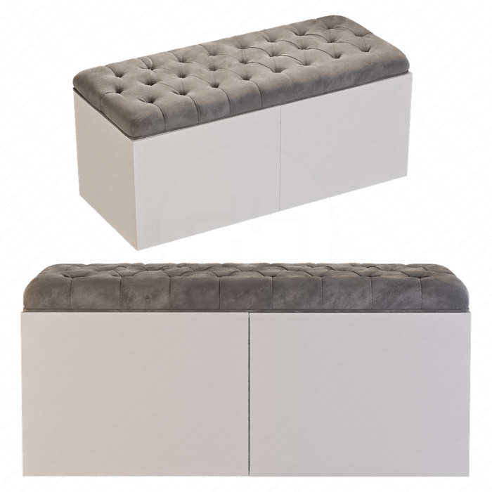 Банкетка с системой хранения для обуви