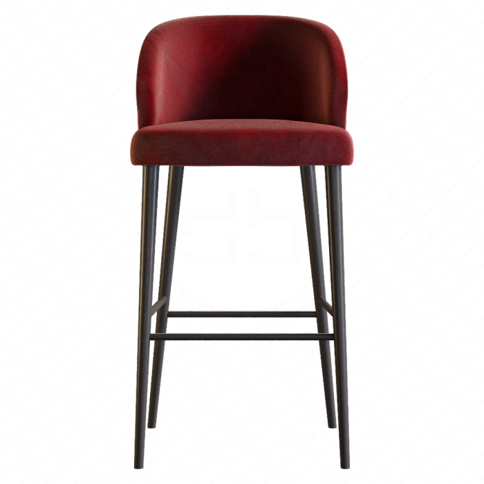 Стул барный Camille Anthracite Velvet