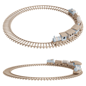 Animated little locomotive LOCO Motive