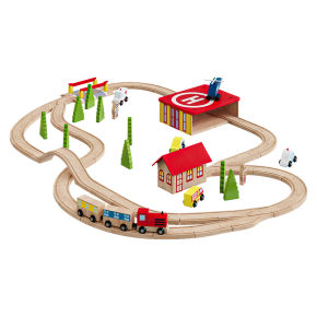 Children's toy railway.