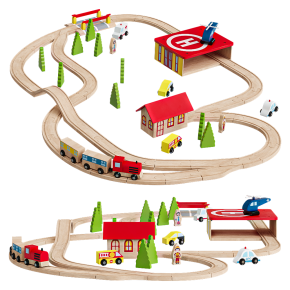 Children's toy railway.