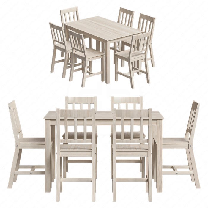 Стол со стульями от dCor design
