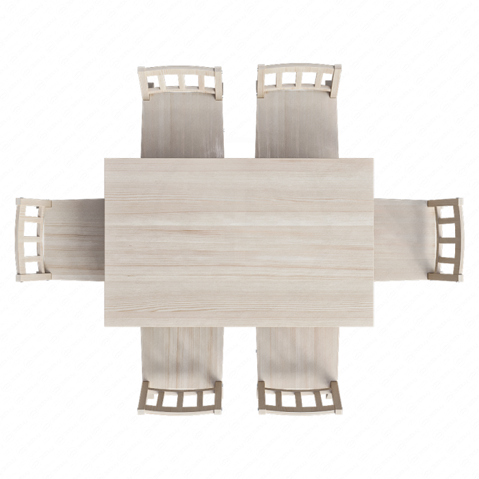 Стол со стульями от dCor design