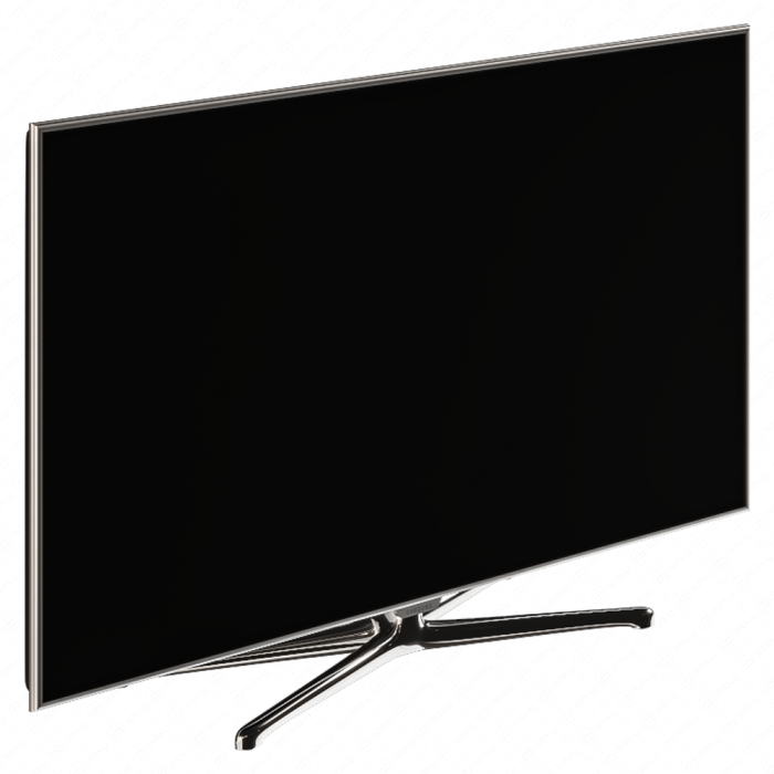 Телевизор Samsung на серой ноге