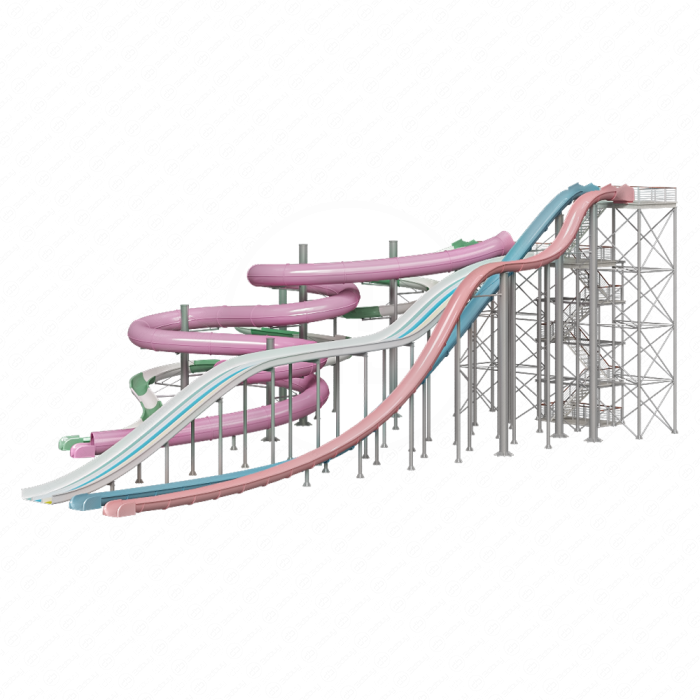 Водные горки Compact Slide, Aquatube, Multislide, Freefall, Kamikaze от Polin