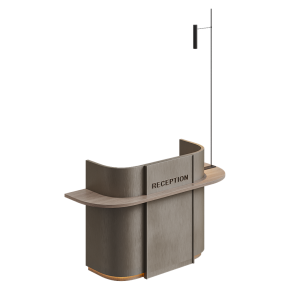 Стойка регистрации из металла