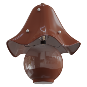 Fazzo mushroom-shaped table lamp.
