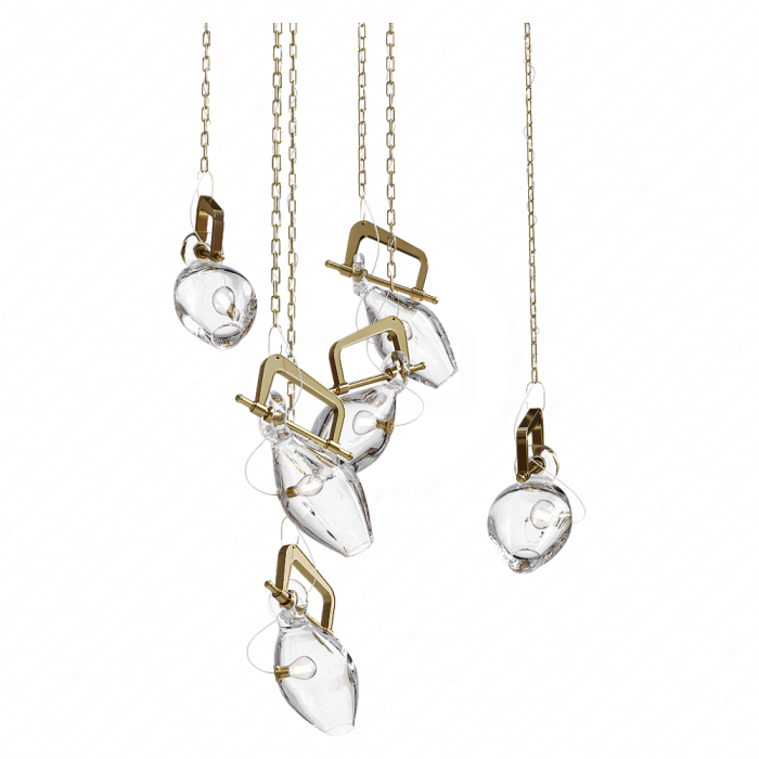 lindsey adelman bulb clamp light chandelier
