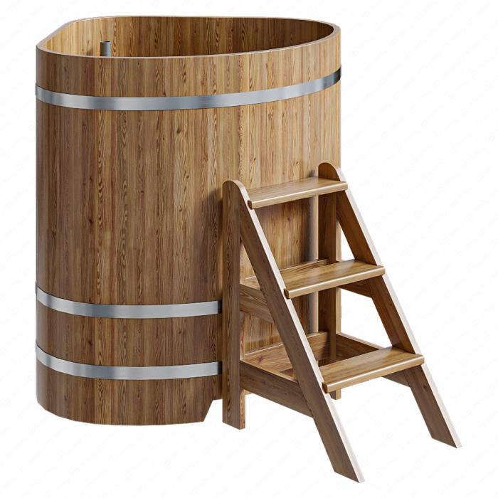 Угловая купель от Bentwood