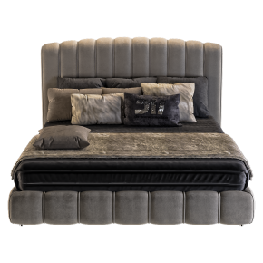 The Byron bed with a high headboard from the DVhome collection.
