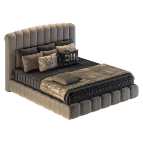 The Byron bed with a high headboard from the DVhome collection.
