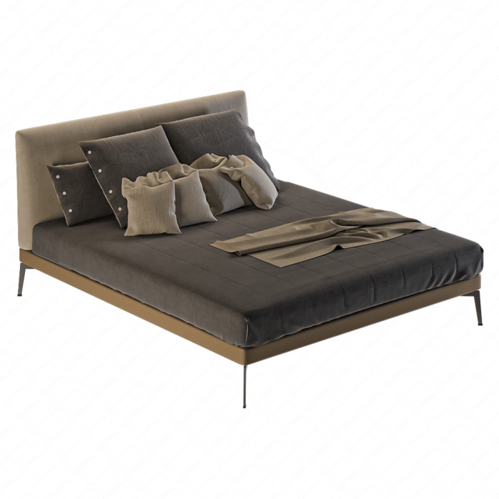 Кровать от Flexform с подушками