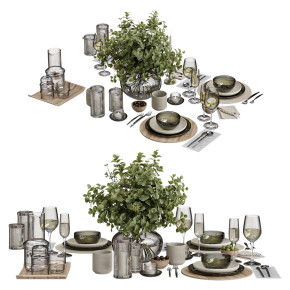 Decorative kitchen set No. 25