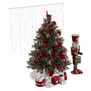 Праздничная лесная елка с подарками