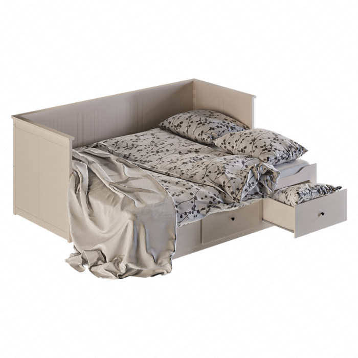 Диван-кровать HEMNES от Ikea в разобранном виде