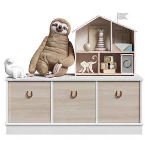 Тумба с игрушками для детской