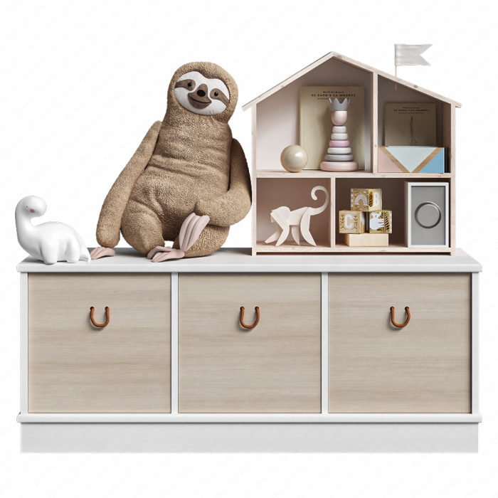 Тумба с игрушками для детской