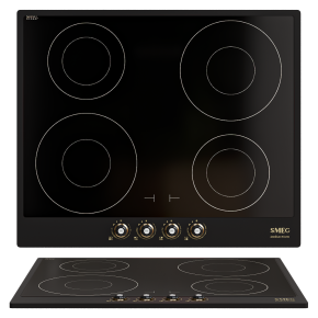 Black cooktop from SMEG