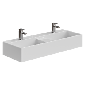 Настенный умывальник Arezzo Double Bowl