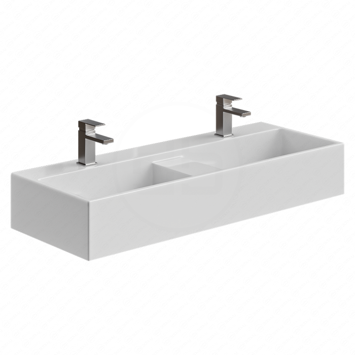 Настенный умывальник Arezzo Double Bowl