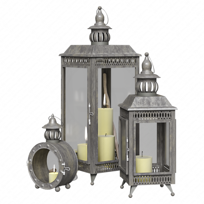 Подсвечники-фонари Graham от PotteryBarn