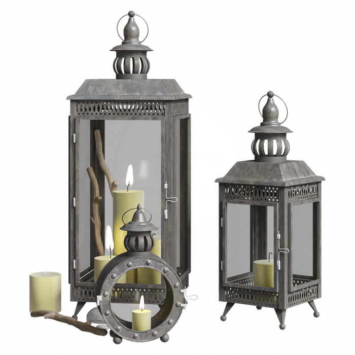 Подсвечники-фонари Graham от PotteryBarn