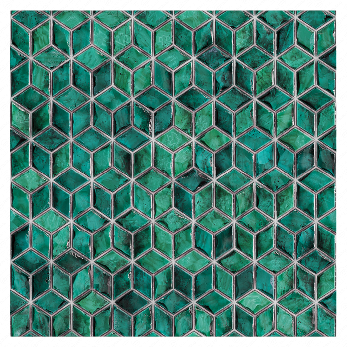 Бирюзовая плитка PBR Material-05