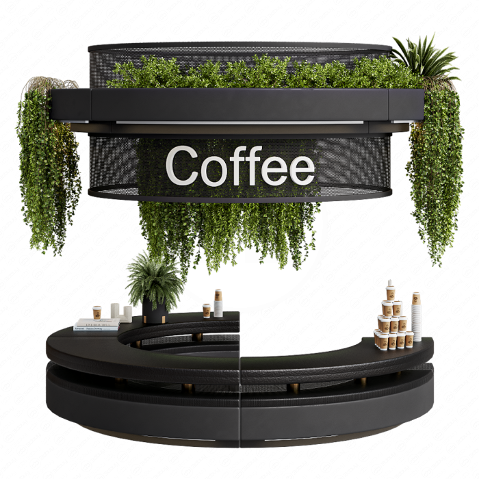 Кафе с растениями