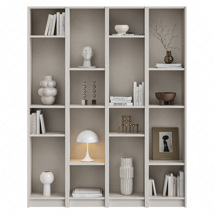 Стеллаж с декором от Ikea