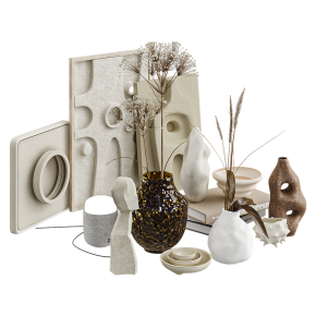 Decorative set with vases No. 1