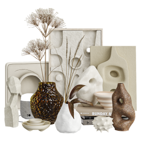 Decorative set with vases No. 1