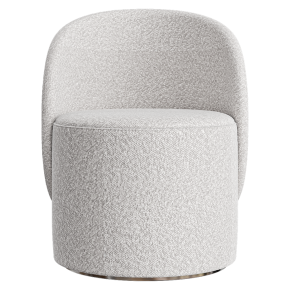 Nordic round swivel chair
