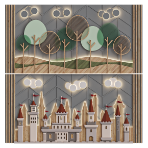 Wall panel for the nursery