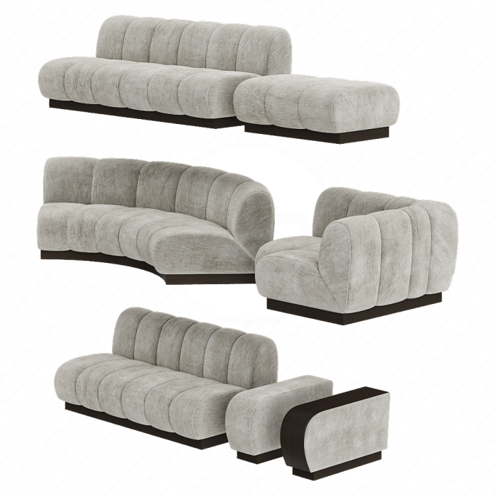 Диван угловой Biscuit Sectional от Vladimir Kagan
