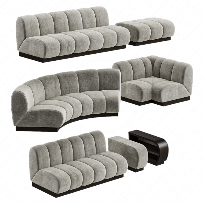 Диван угловой Biscuit Sectional от Vladimir Kagan