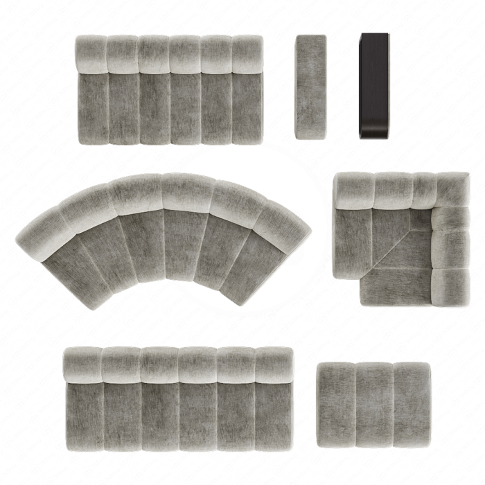 Диван угловой Biscuit Sectional от Vladimir Kagan