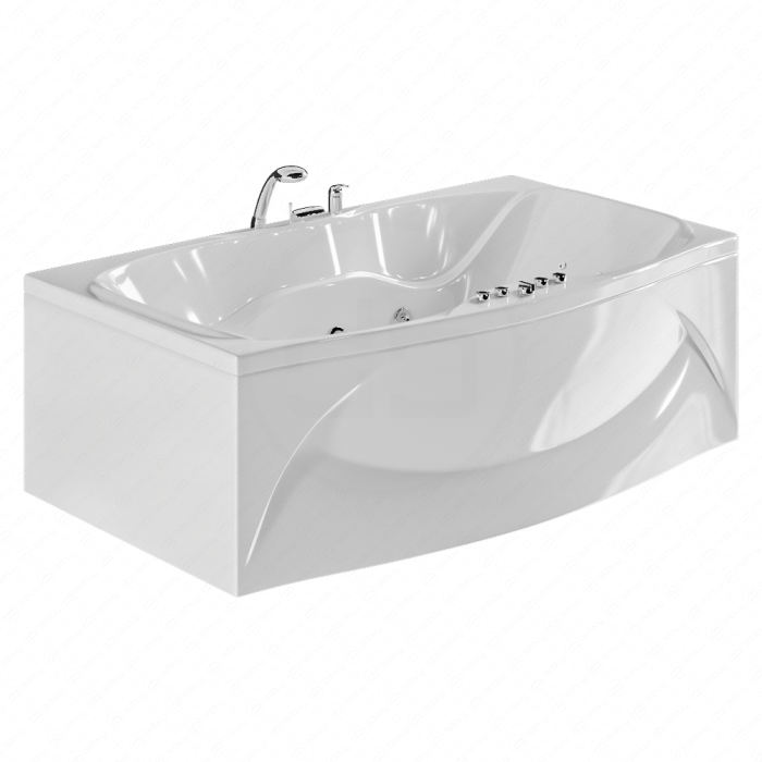 Прямая гидромассажная ванна Triton Оскар