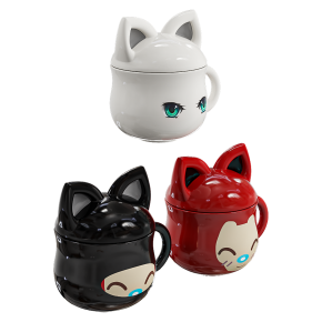Anime-style mugs