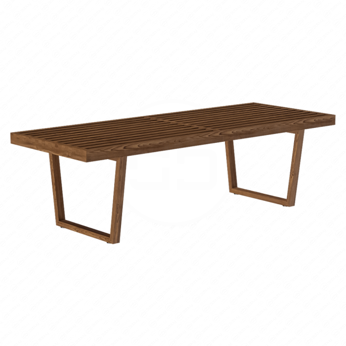 Скамейка деревянная Platform small