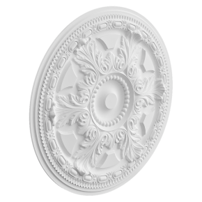 Rosette with plaster ornament No. 2