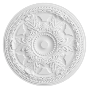 Rosette with plaster ornament No. 2