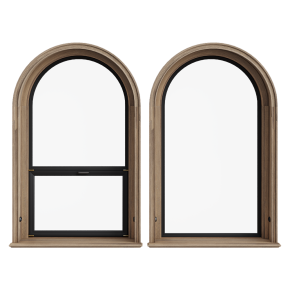 Modern arched windows
