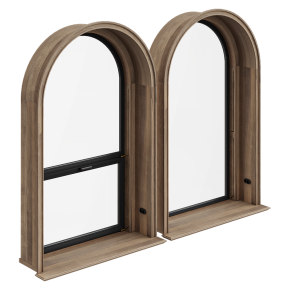 Modern arched windows